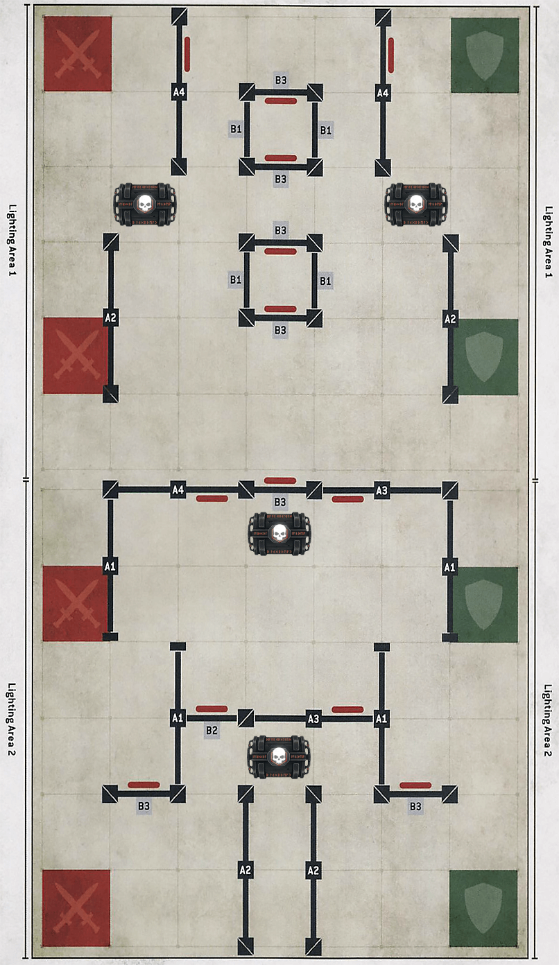 Death in the Dark mission map